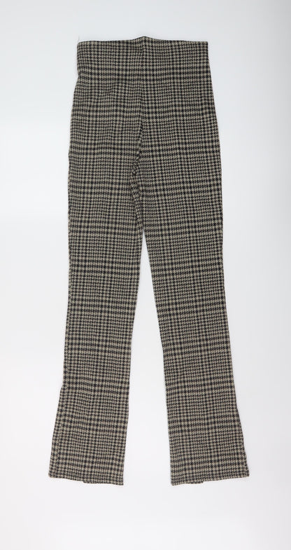 Womens UK Size S H&M Regular Fit  Brown Trousers
