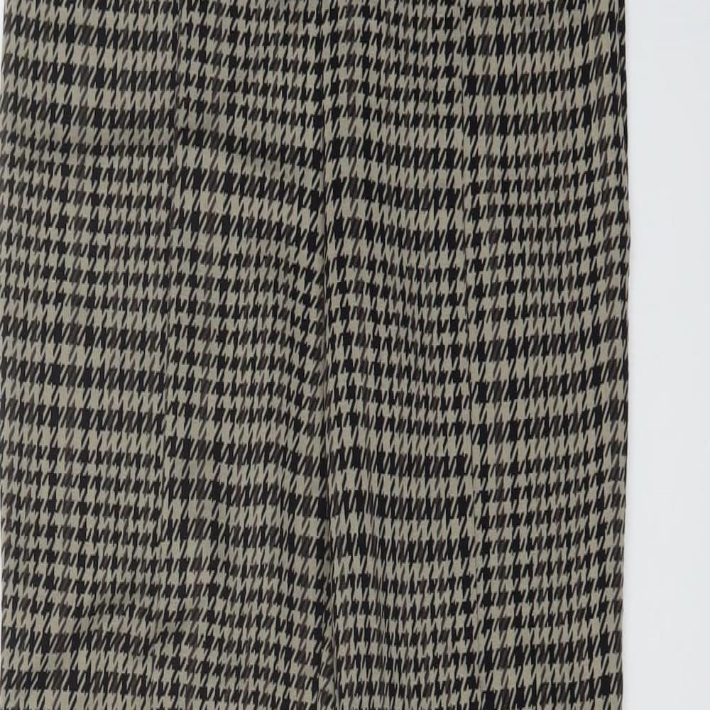 Womens UK Size S H&M Regular Fit  Brown Trousers