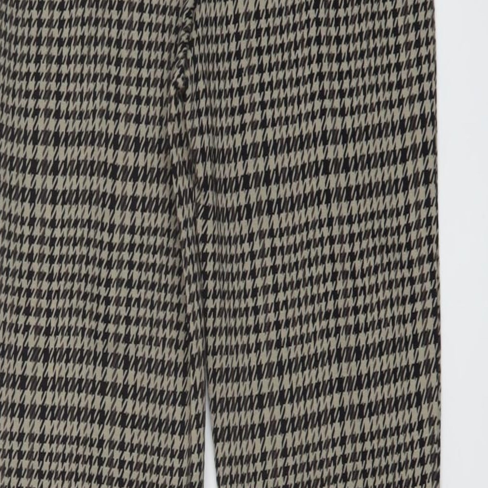 Womens UK Size S H&M Regular Fit  Brown Trousers