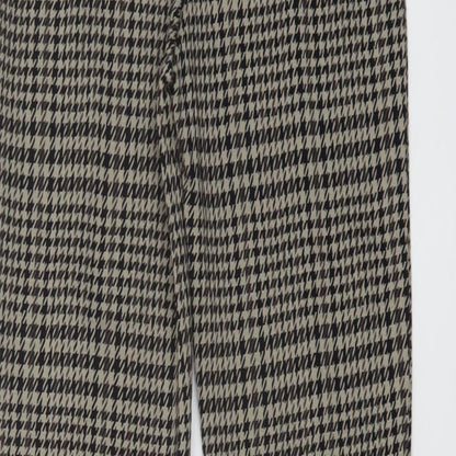 Womens UK Size S H&M Regular Fit  Brown Trousers
