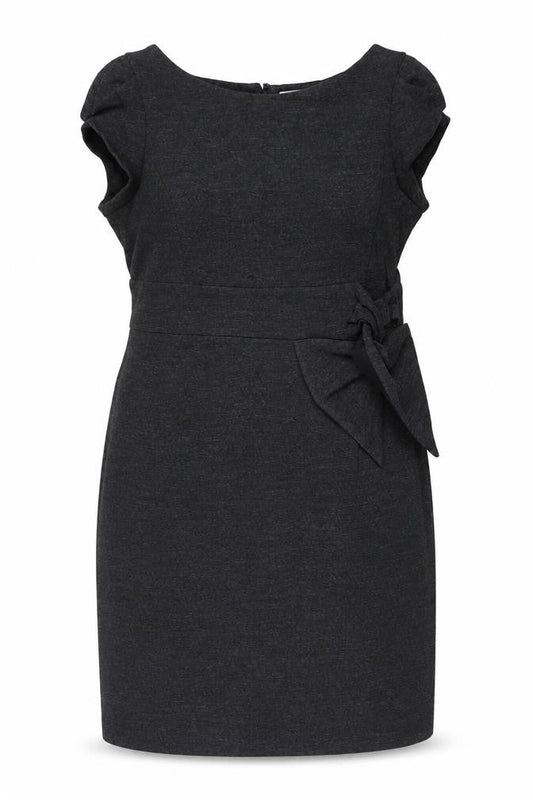 Per Una Womens Grey Acrylic A-Line Size 20 Round Neck Zip