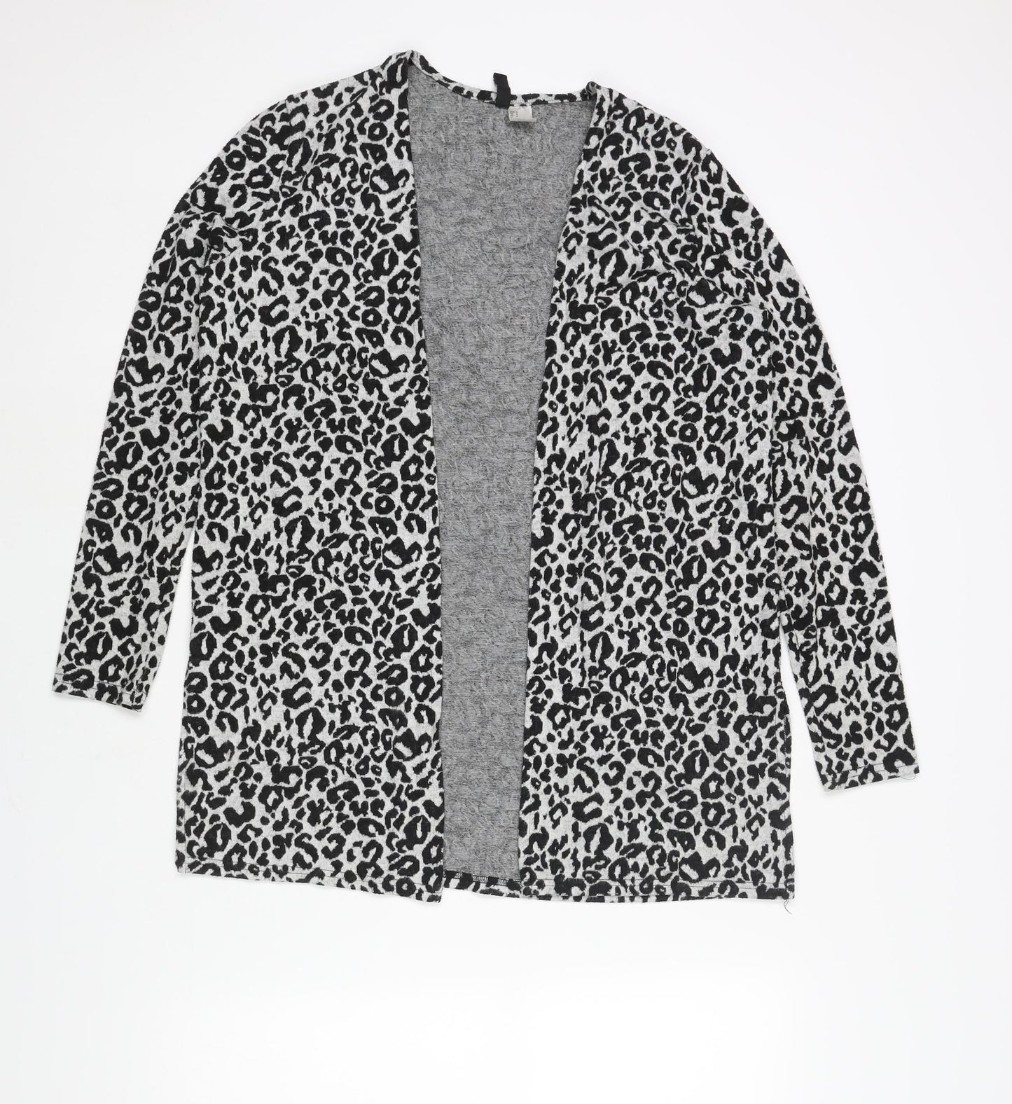 Womens UK Size S Divided by H&M Grey Cardigan Jumper