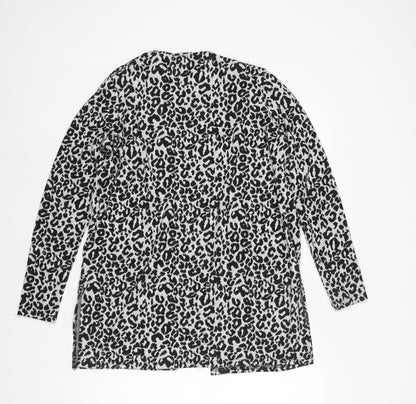 Womens UK Size S Divided by H&M Grey Cardigan Jumper