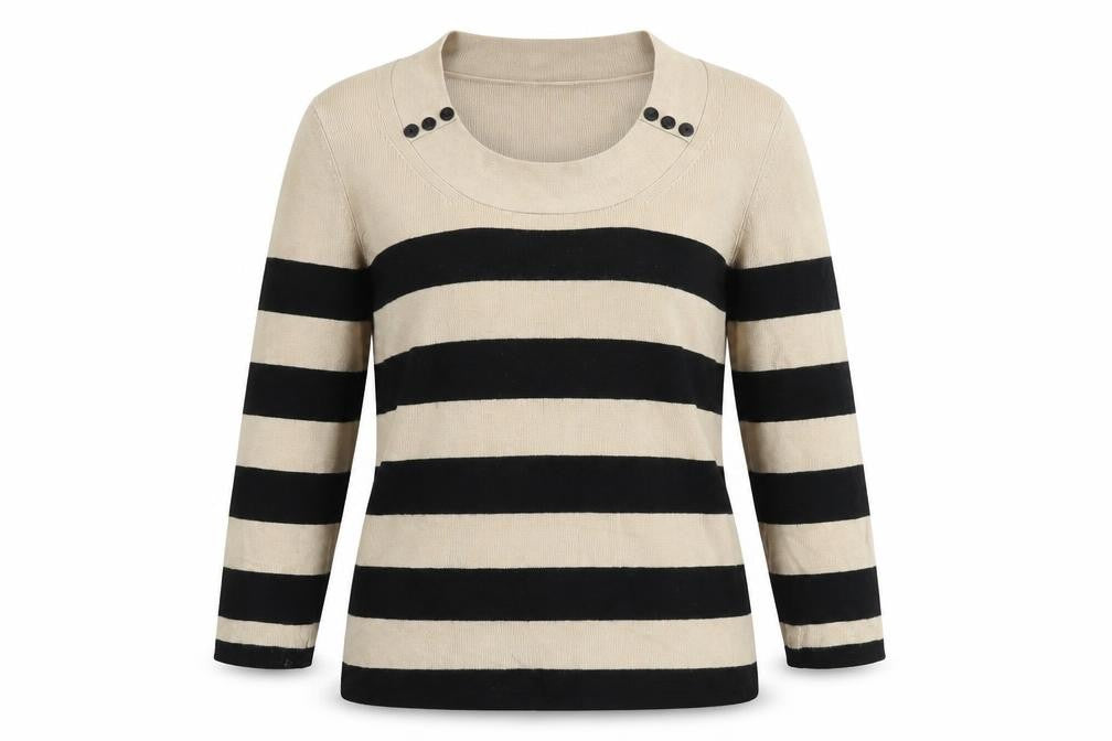 Womens UK Size S Precis Beige Pullover Jumper