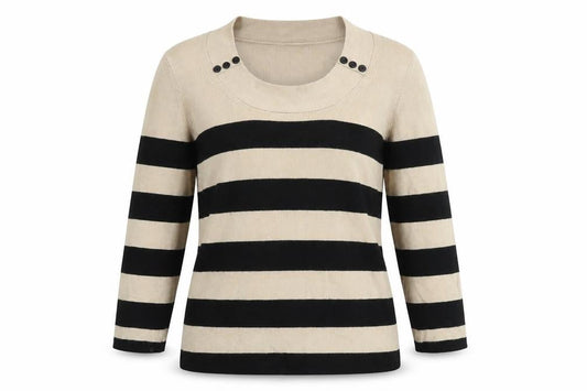 Womens UK Size S Precis Beige Pullover Jumper
