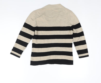 Womens UK Size S Precis Beige Pullover Jumper