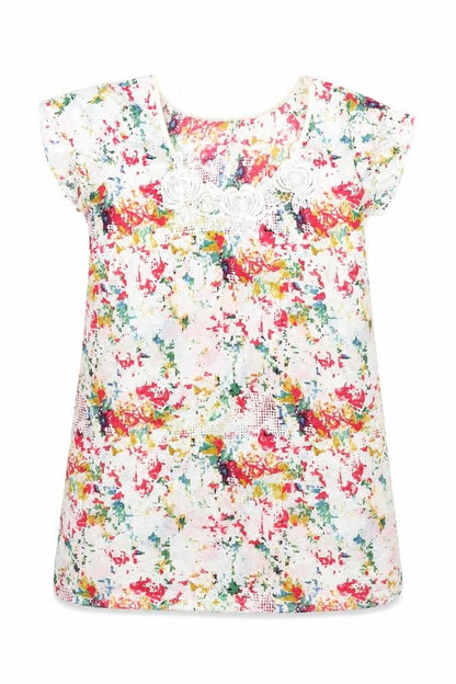 Womens UK Size 10 Per Una Multicoloured Basic Blouse