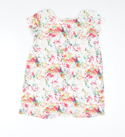 Womens UK Size 10 Per Una Multicoloured Basic Blouse