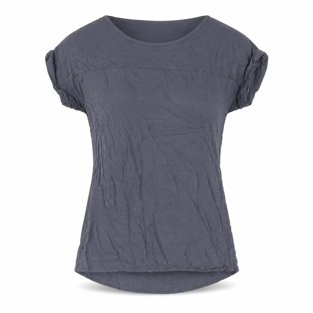 Womens UK Size S VERO MODA Grey Basic Blouse