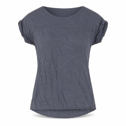 Womens UK Size S VERO MODA Grey Basic Blouse