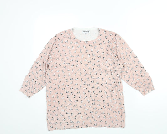 Womens UK Size 16 Debenhams Pink Pullover Jumper