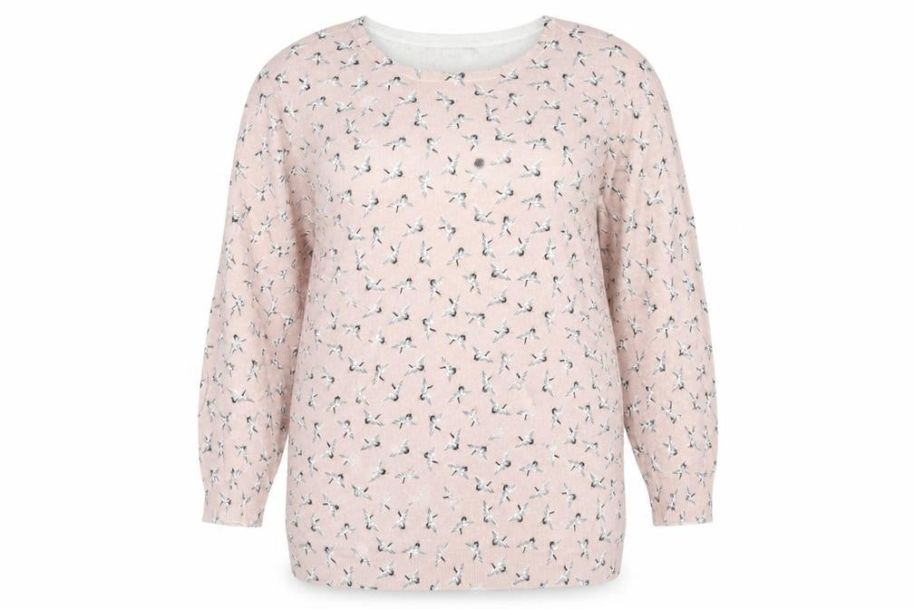 Womens UK Size 16 Debenhams Pink Pullover Jumper