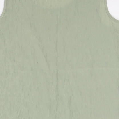 Womens UK Size 10 Hamells Green Camisole Blouse