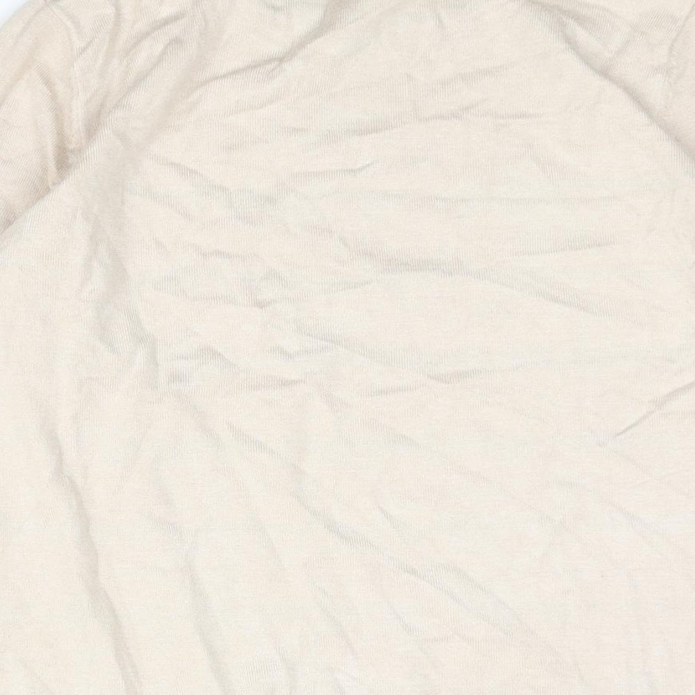 Womens UK Size S CC Beige Pullover Jumper