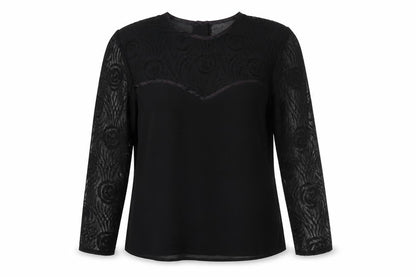 Womens UK Size 10 Masai Black Basic Blouse