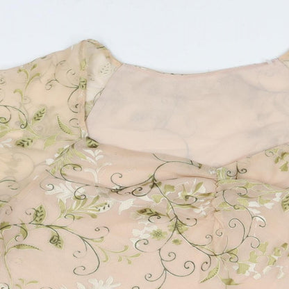 Bonmarché Womens Beige Polyester Basic Blouse Size 20 Sweetheart