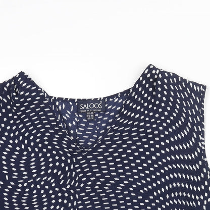 Womens UK Size 20 Saloos Blue Camisole Blouse