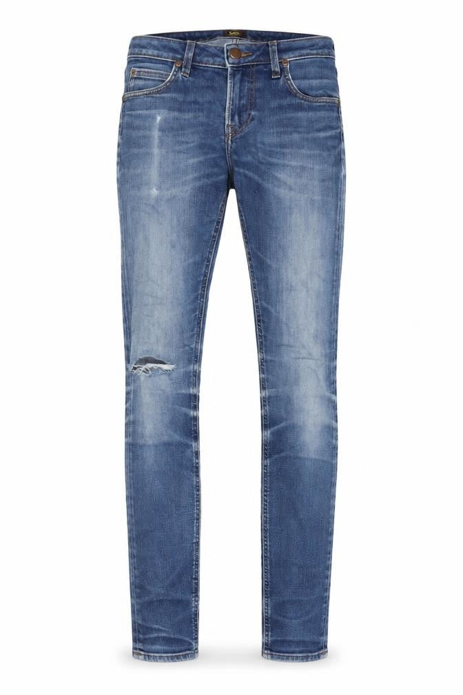 Mens UK Size 28 in Lee Regular Fit Skinny Blue Jeans