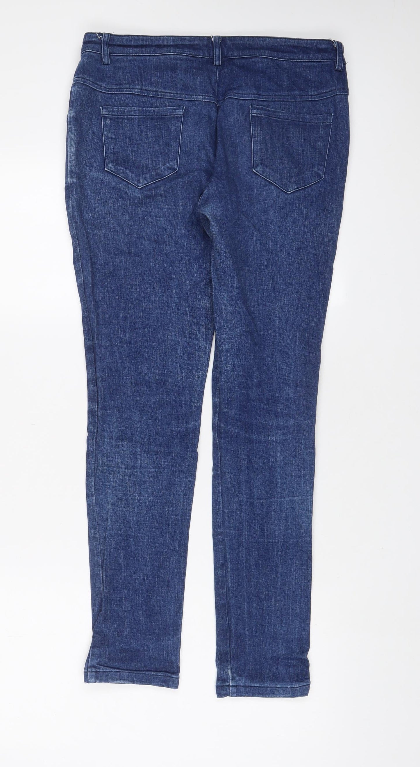 BetweeN Womens Blue Cotton Skinny Jeans Size 30 in L28 in Regular Zip
