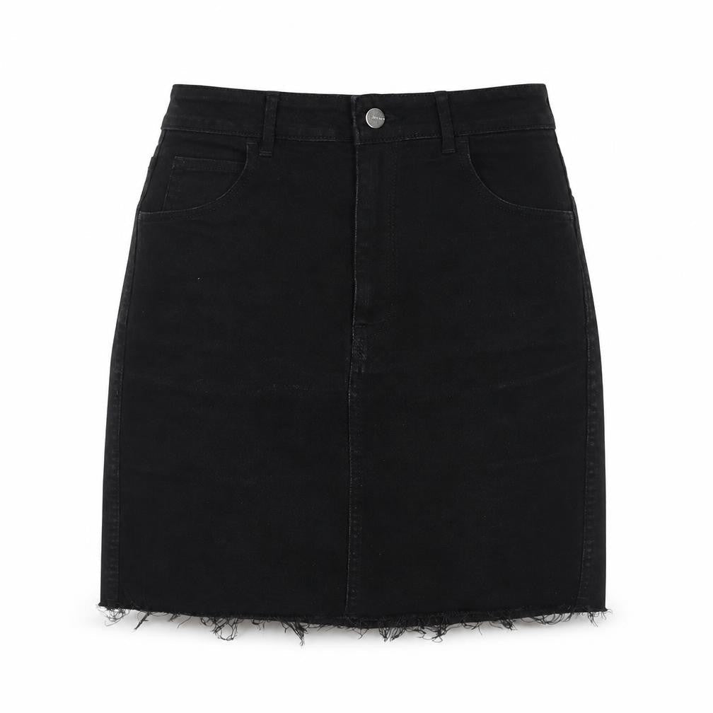 Womens UK Size 8 H&M A-Line Denim Skirt