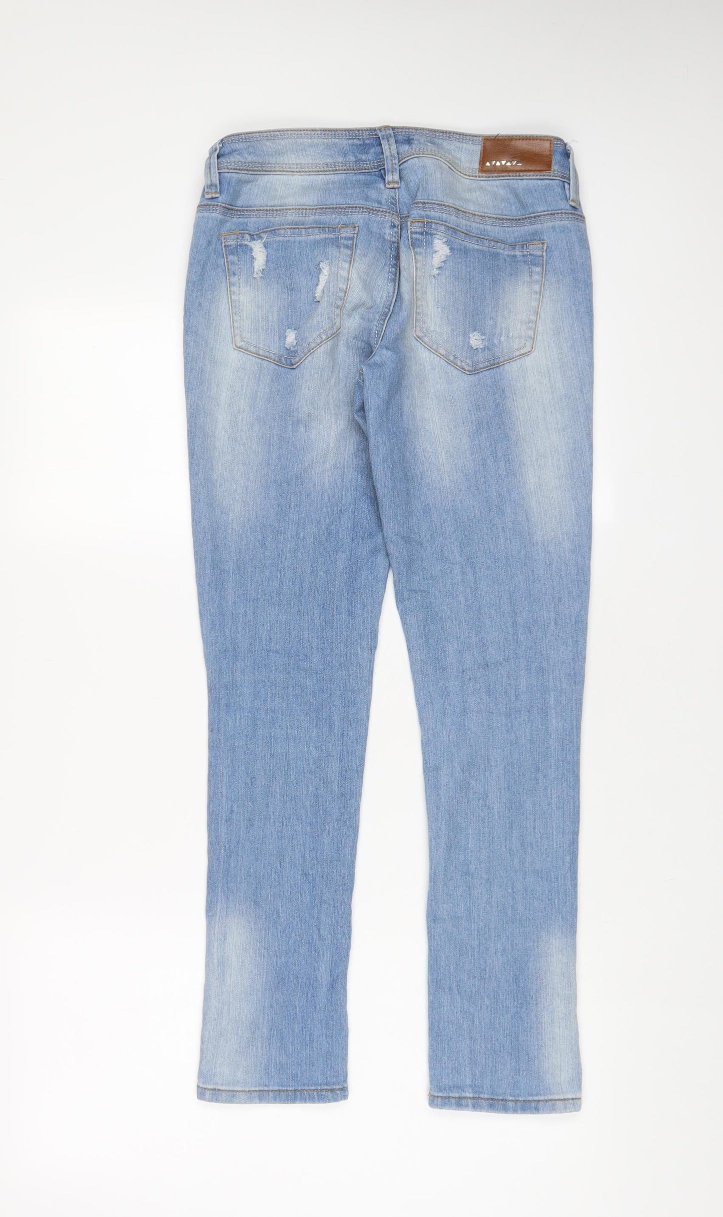 Dollhouse Womens Blue Cotton Skinny Jeans Size 28 in L28 in Regular Zip