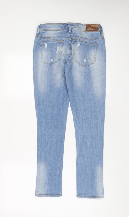 Dollhouse Womens Blue Cotton Skinny Jeans Size 28 in L28 in Regular Zip