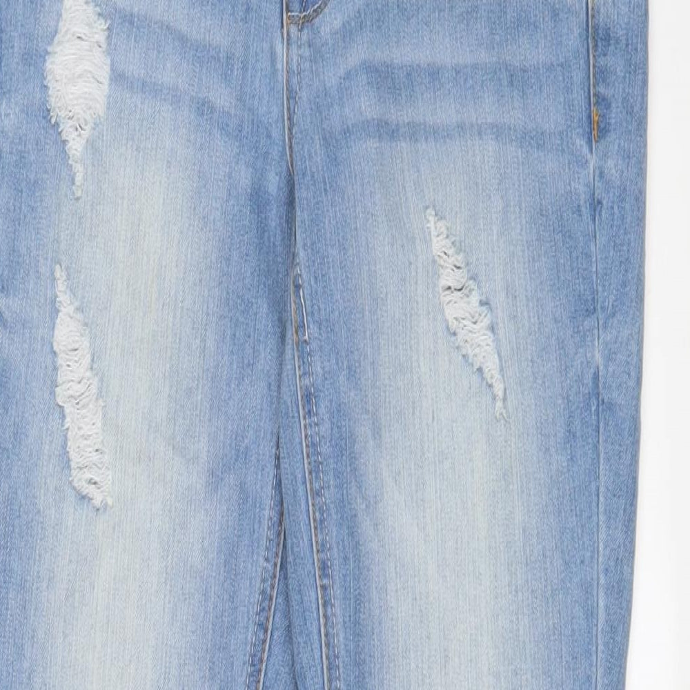 Dollhouse Womens Blue Cotton Skinny Jeans Size 28 in L28 in Regular Zip