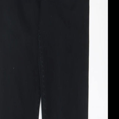 H&M Womens Black Cotton Skinny Jeans Size 8 L31 in Regular Zip
