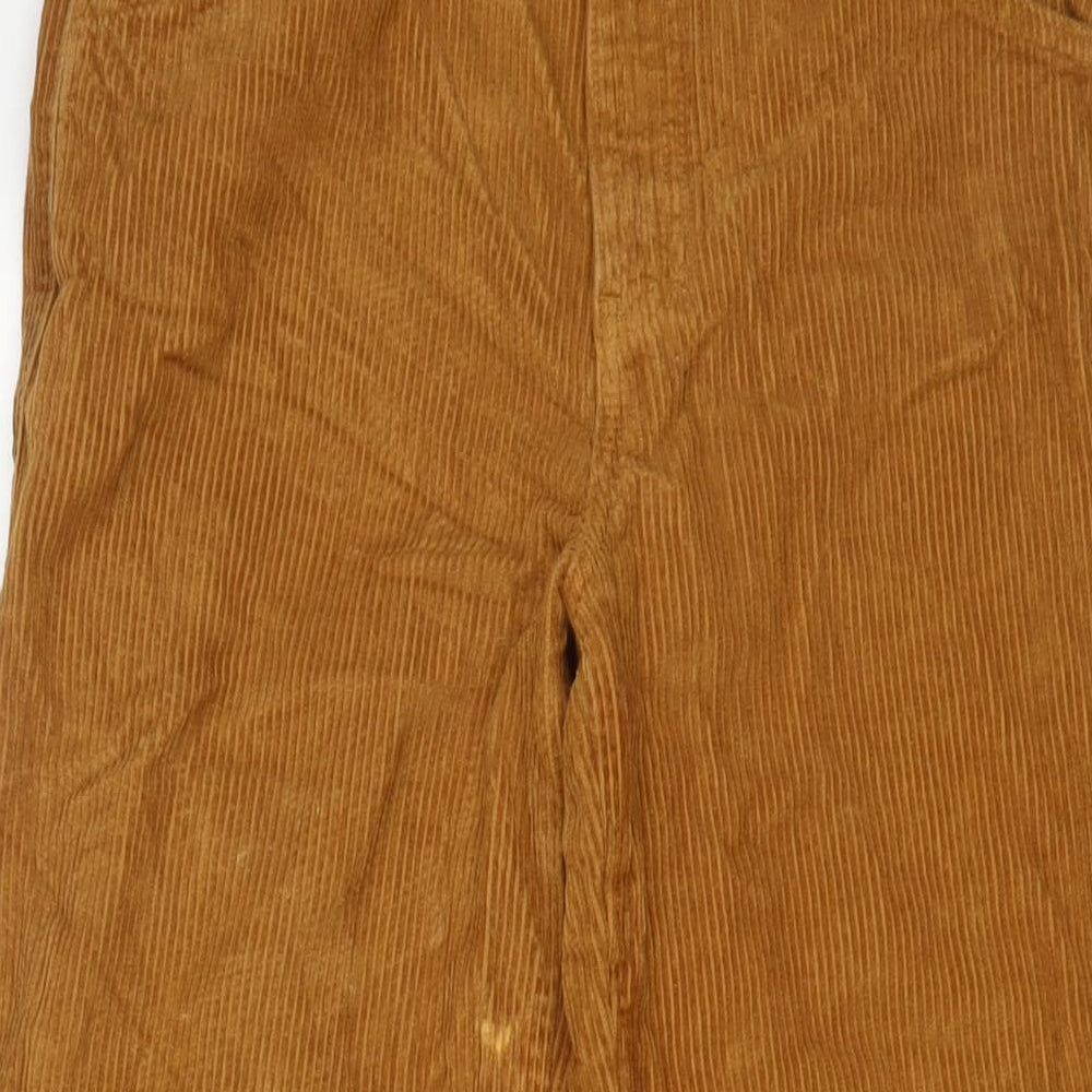 BDG Womens Brown Cotton Trousers Size XS L27 in Regular Zip