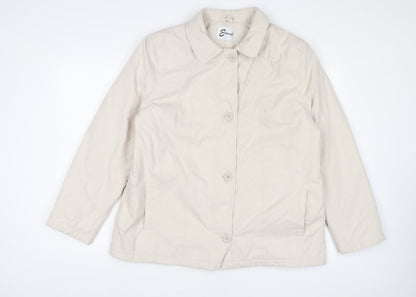 Womens UK Size L Elegance Beige Jacket