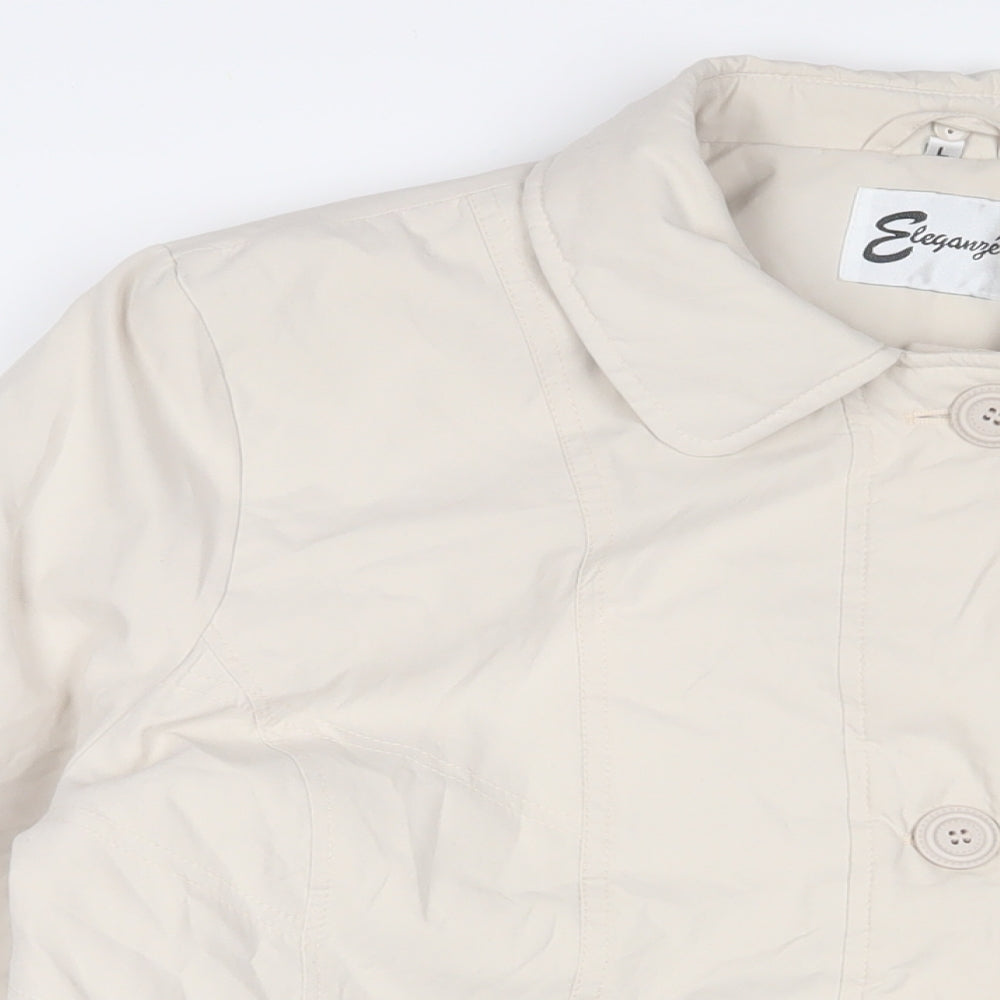 Womens UK Size L Elegance Beige Jacket