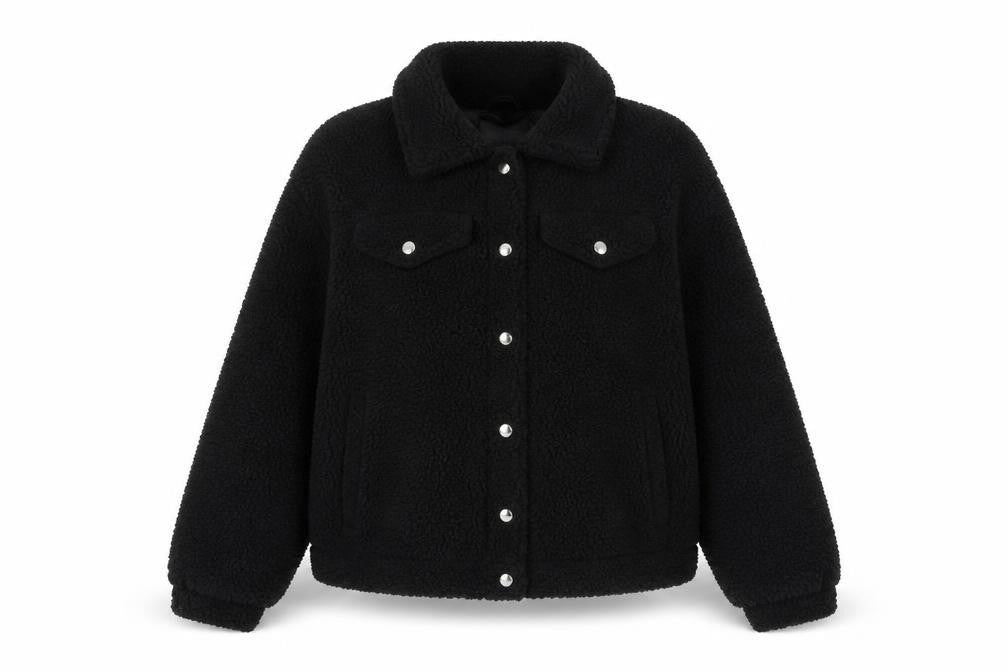 Womens UK Size 10 Brave Soul Black Jacket