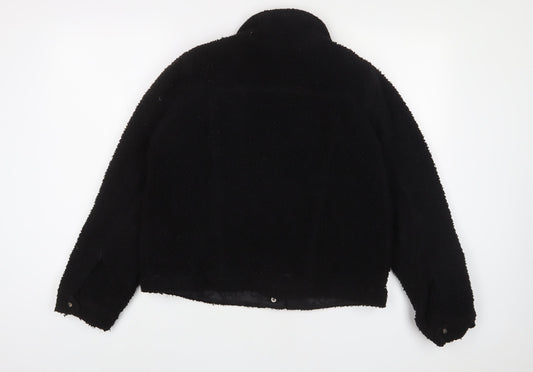 Womens UK Size 10 Brave Soul Black Jacket