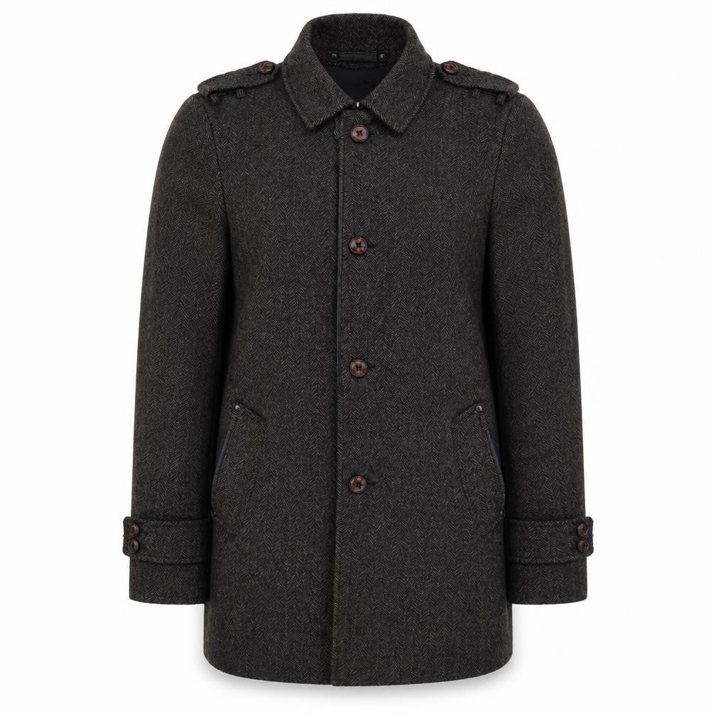 Womens UK Size M River Island Grey Military Jacket