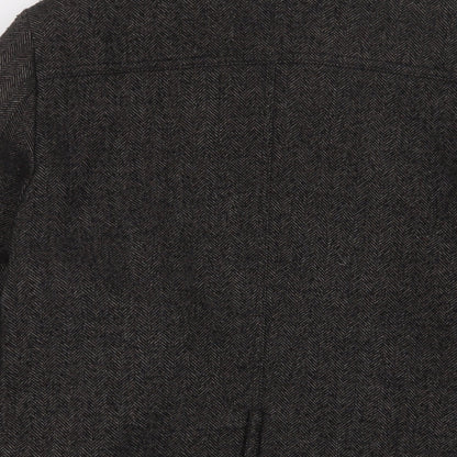 Womens UK Size M River Island Grey Military Jacket