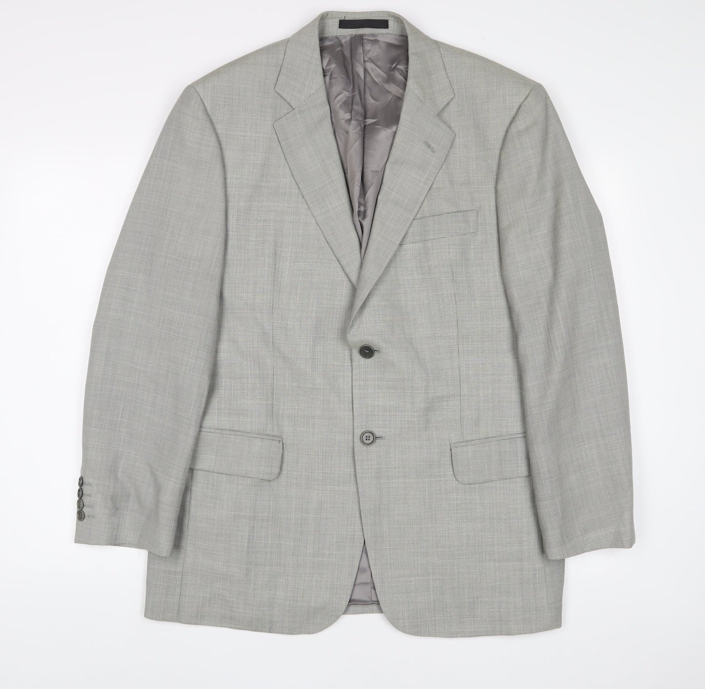 Mens UK Size 40 Marks and Spencer Regular Grey Suit Jacket