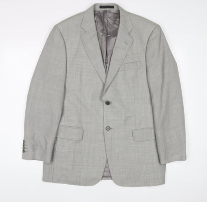 Mens UK Size 40 Marks and Spencer Regular Grey Suit Jacket