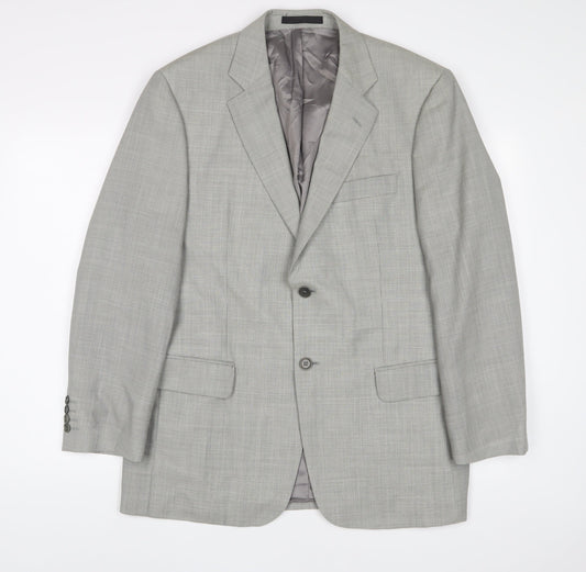 Mens UK Size 40 Marks and Spencer Regular Grey Suit Jacket