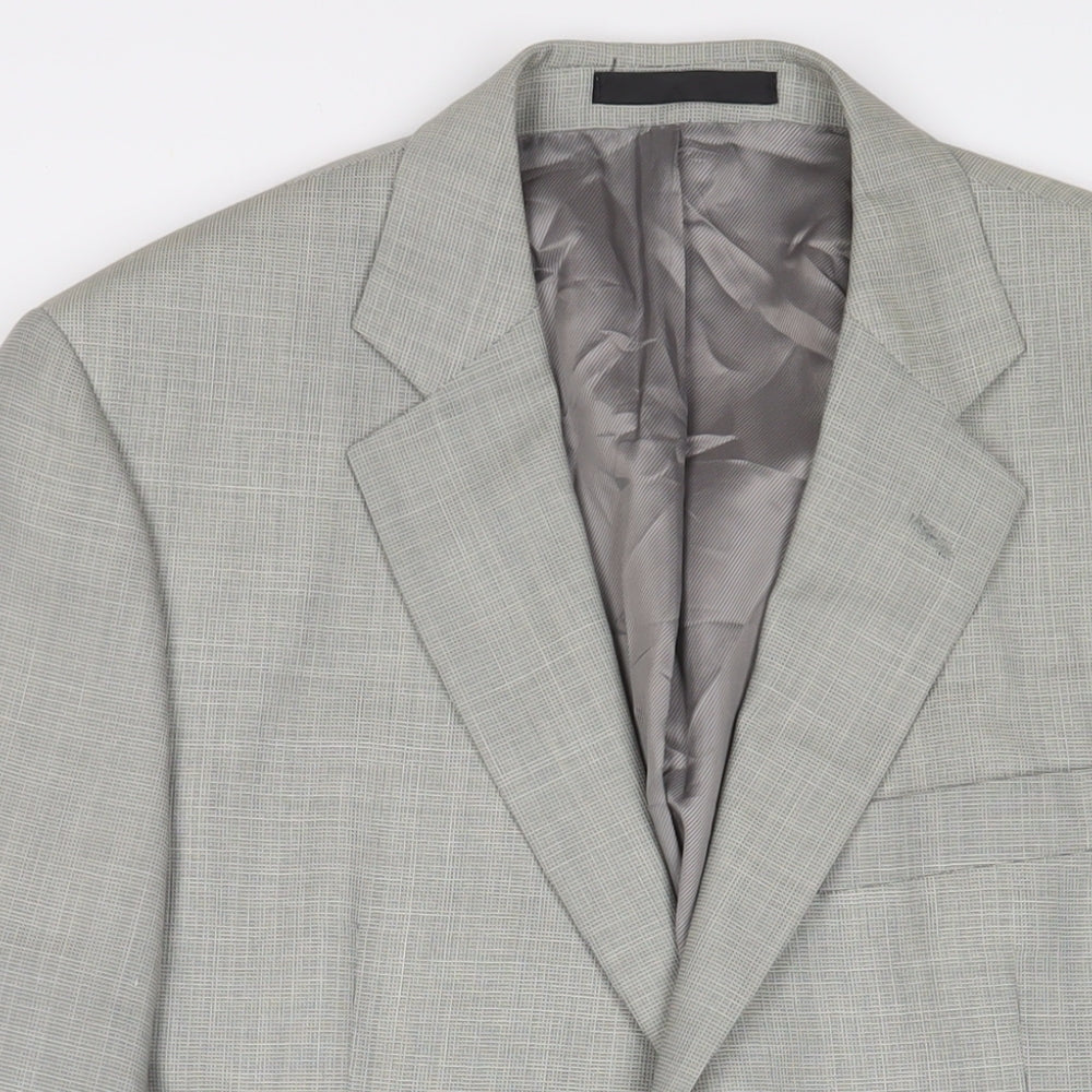 Mens UK Size 40 Marks and Spencer Regular Grey Suit Jacket