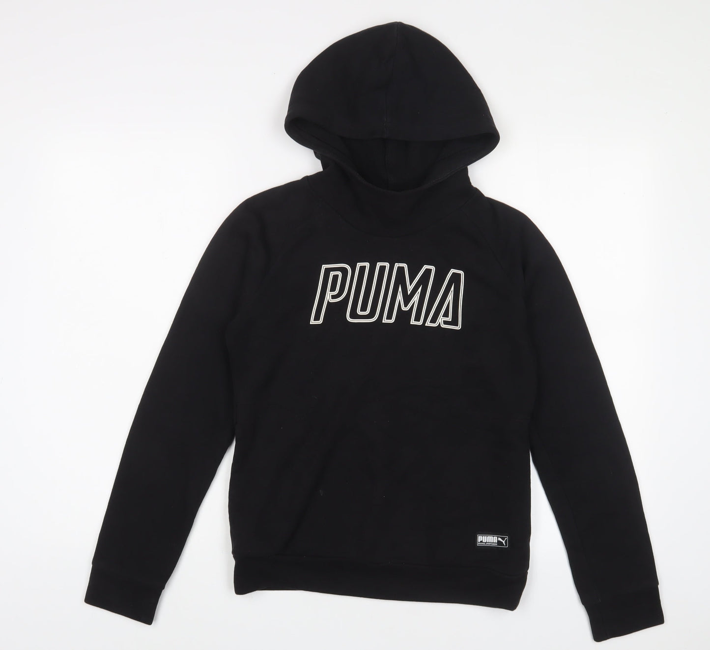 Per Una Womens Black Cotton Pullover Hoodie Size XS Pullover - Logo