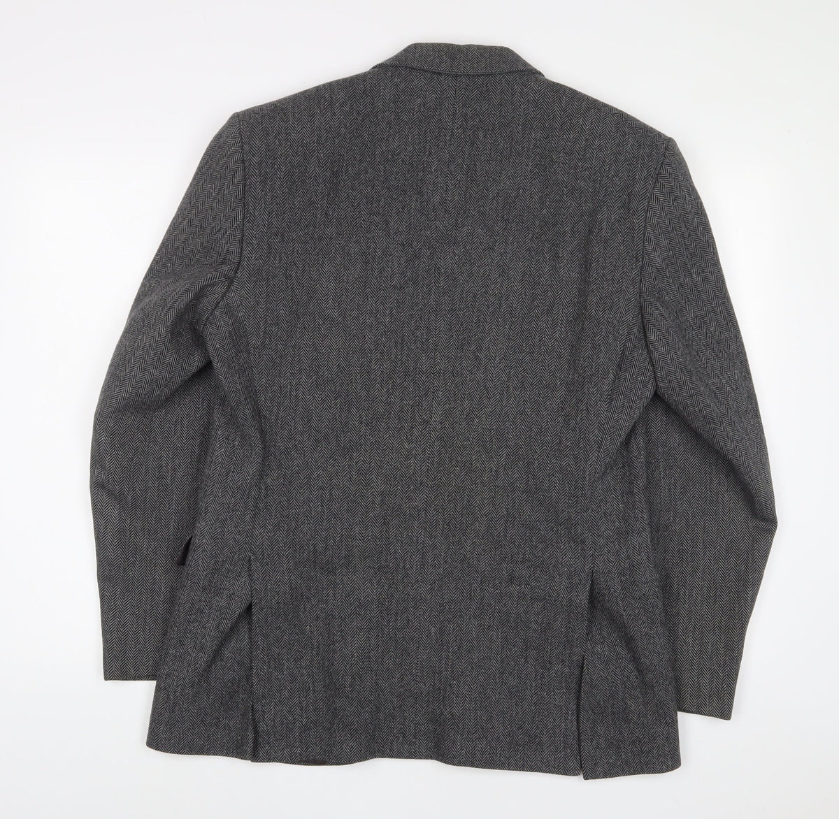 IMC Mens Grey Wool Jacket Suit Jacket Size 40 Regular - Inside Pockets