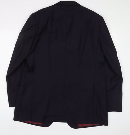 Mens UK Size 44 Marks and Spencer Regular Blue Suit Jacket
