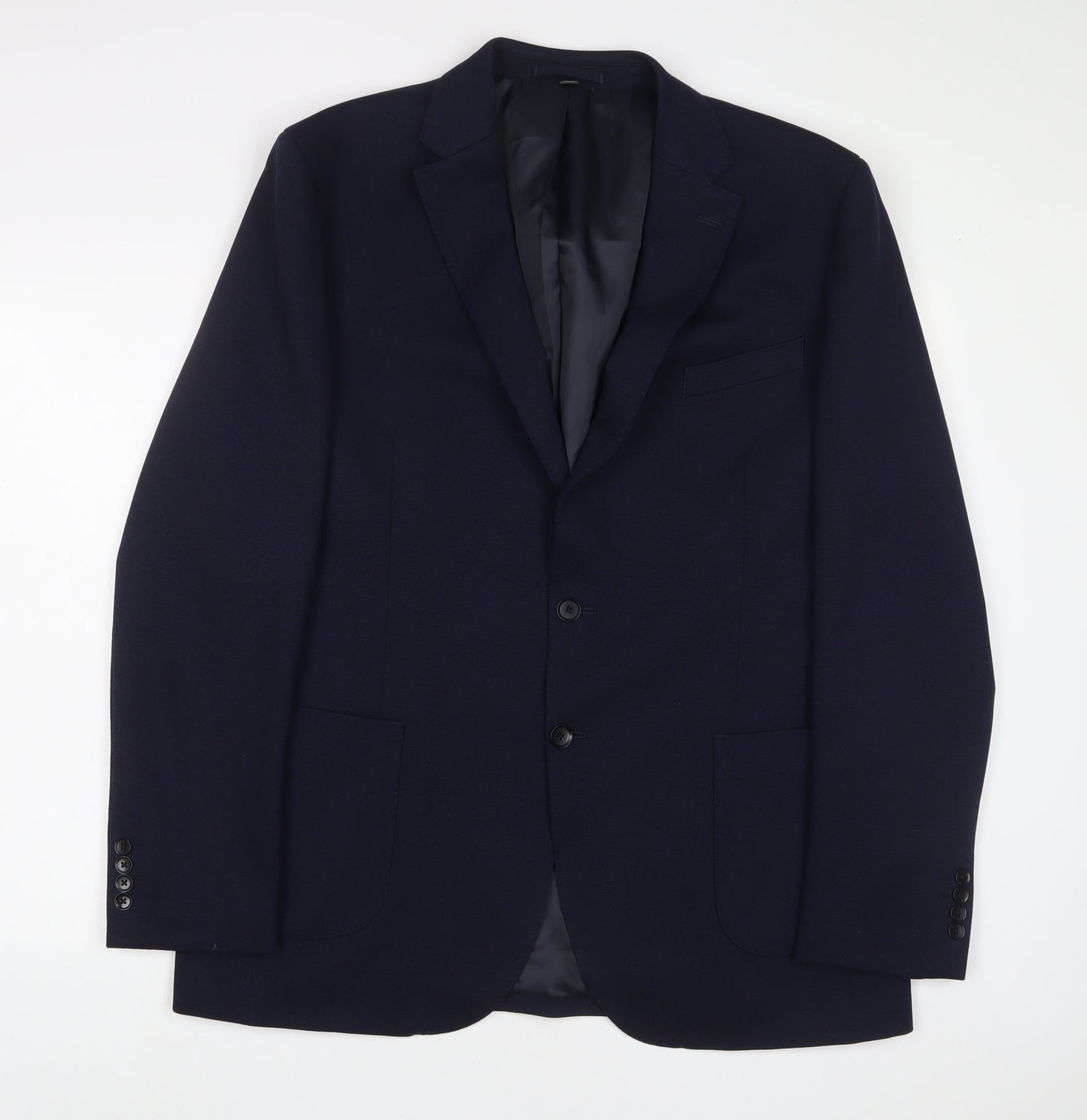 Mens UK Size 44 Marks and Spencer Regular Blue Suit Jacket