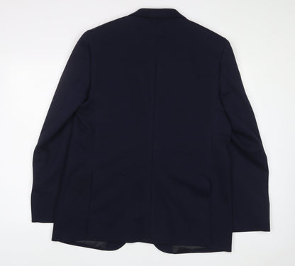 Mens UK Size 44 Marks and Spencer Regular Blue Suit Jacket