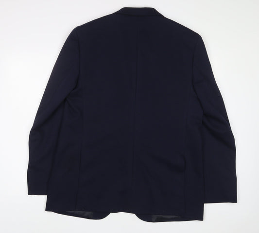 Mens UK Size 44 Marks and Spencer Regular Blue Suit Jacket