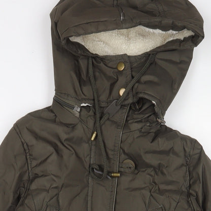 Womens UK Size 10 Brave Soul Green Jacket