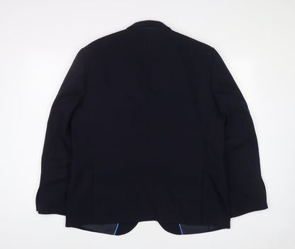 Mens UK Size 44 Marks and Spencer Regular Blue Suit Jacket