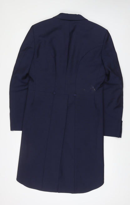 WILVORST Womens Blue Jacket Blazer Size 10 Button