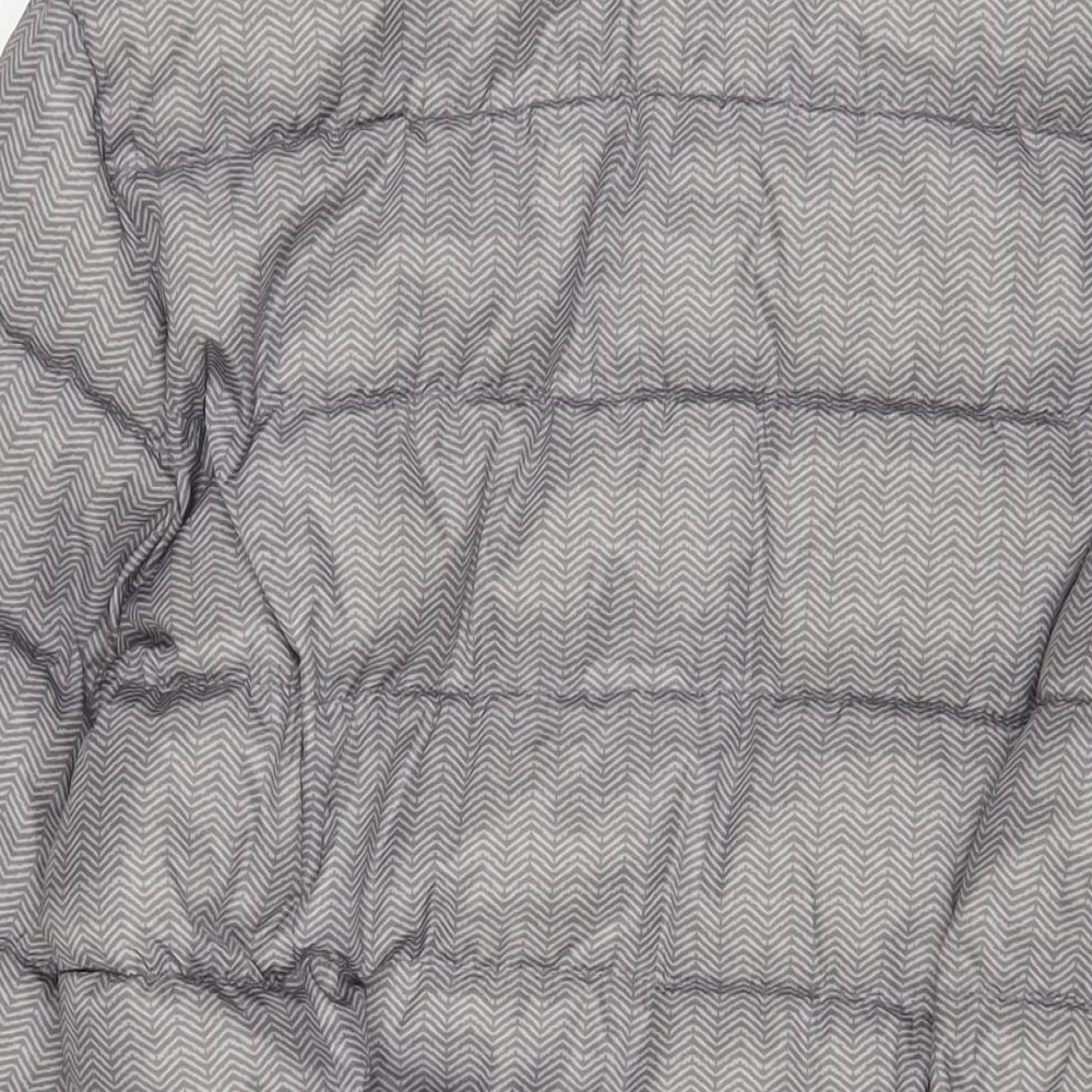 Womens UK Size 16 Bonmarché Grey Quilted Coat