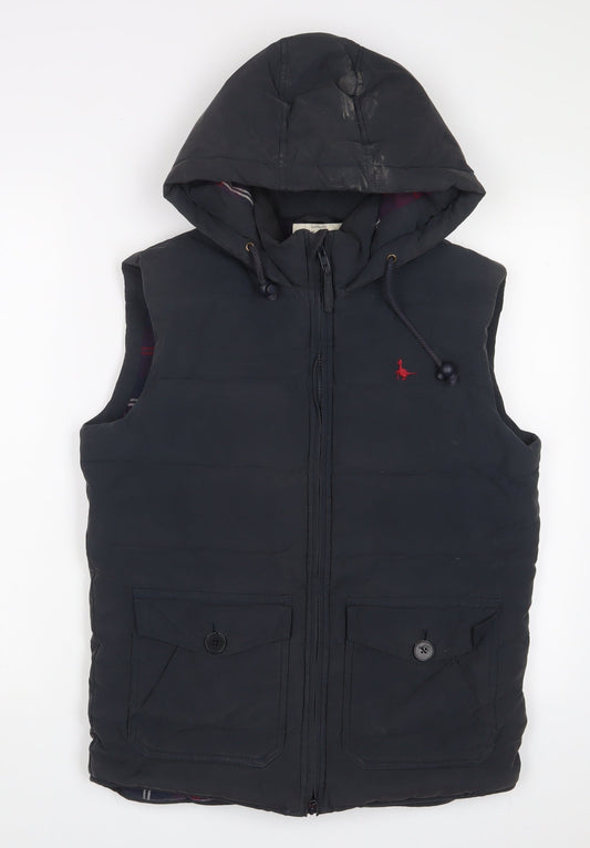 Mens UK Size S Jack Wills Blue Gilet
